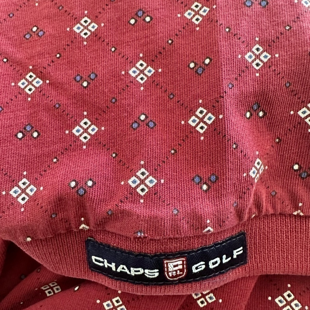 Chaps pre own Polo Golf Ralph Lauren Men's Polo Shirt Size M Red - Picture 4 of 4